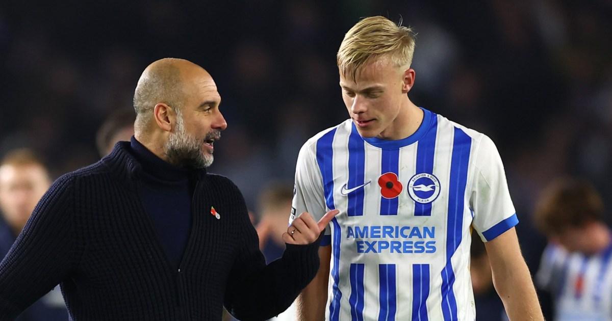 Pep Guardiola speaks out on Jan Paul van Hecke confrontation after Man City lose to Brighton | Football