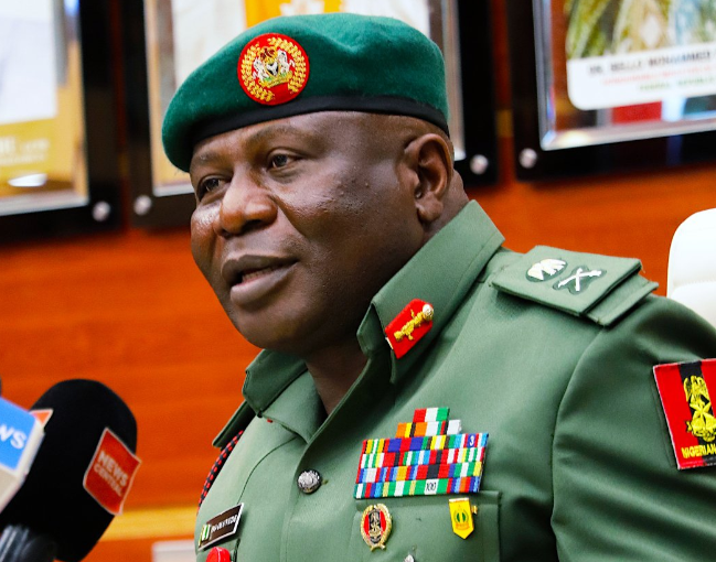 Oluyede assumes office as acting Chief of Army Staff Credit: X