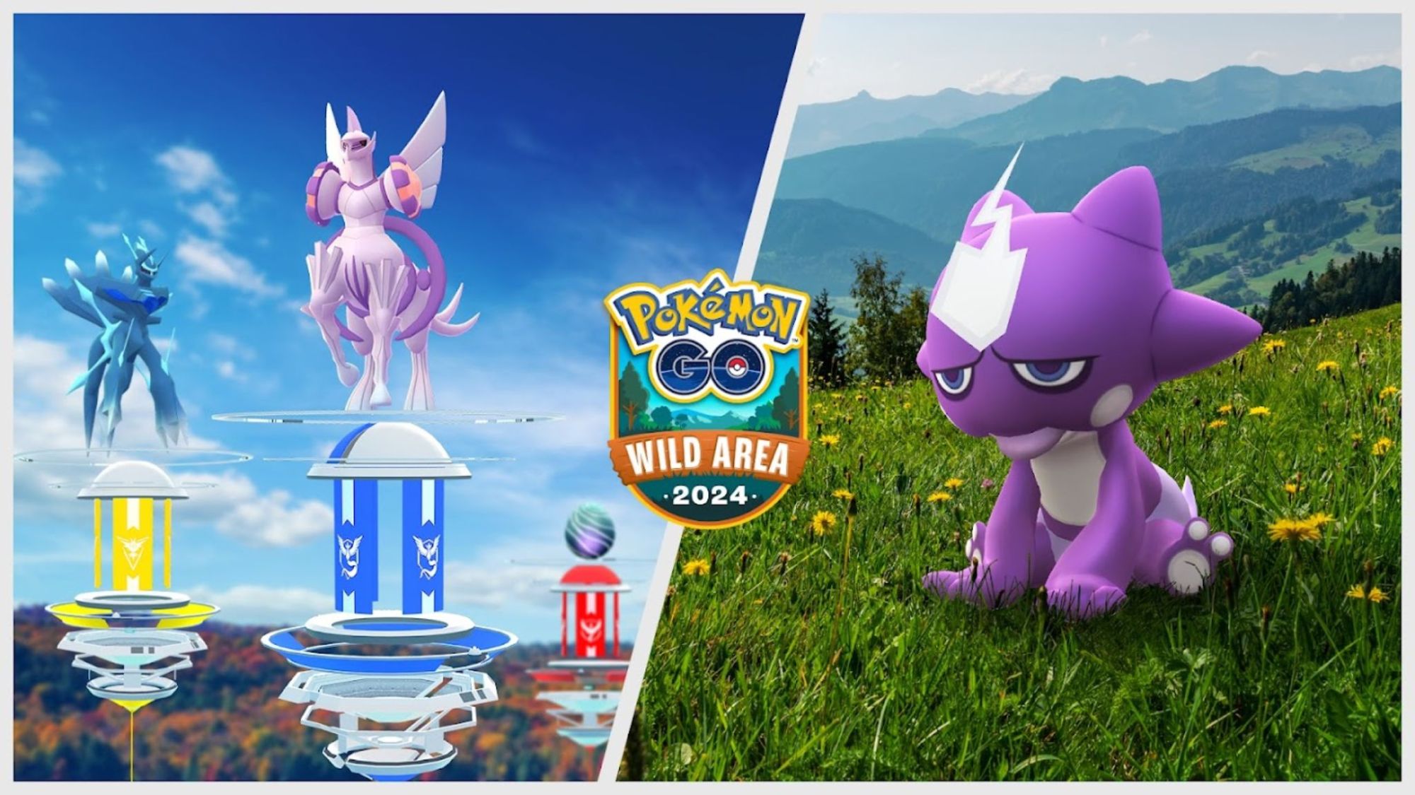 Promo banner for Toxel in Pokemon GO for the Into the Wild Event