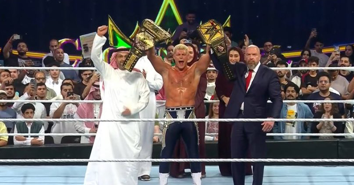 WWE's Cody Rhodes Pins Gunther and Achieves Major Milestone in Crown Jewel Championship Win