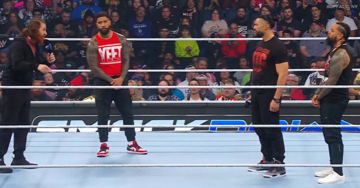 WWE's Sami Zayn Confronts Roman Reigns on SmackDown, But Reunion Isn't Happening