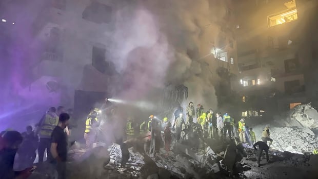 11 dead after Israeli airstrike destroys residential building in central Beirut