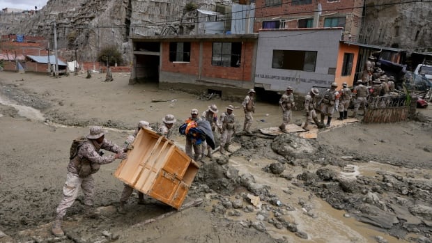 Heavy rain sparks landslide, flooding in Bolivian capital