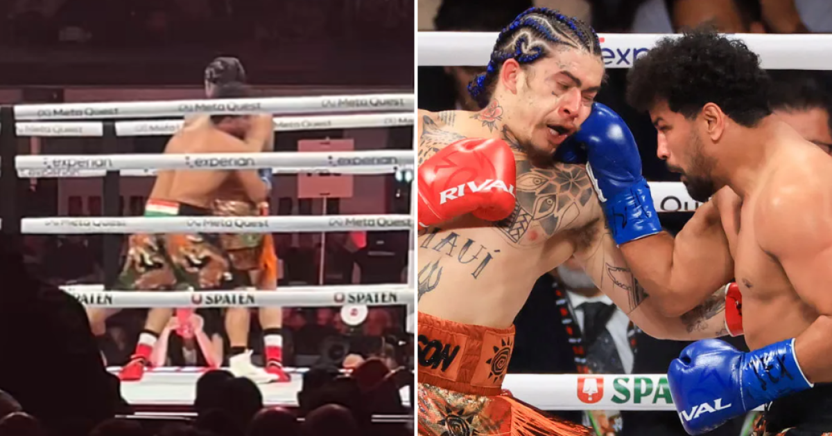 Boxer on Jake Paul vs Mike Tyson undercard slammed for 'embarrassing' sexual gesture