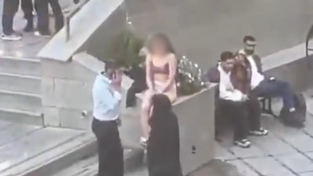 Woman detained after taking off clothes and walking in underwear at Iran university