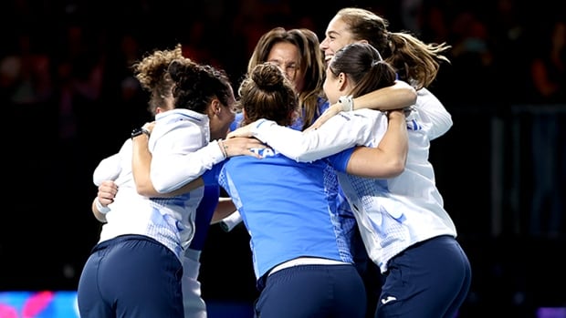 Jasmine Paolini and Italy beat Slovakia to win the Billie Jean King Cup