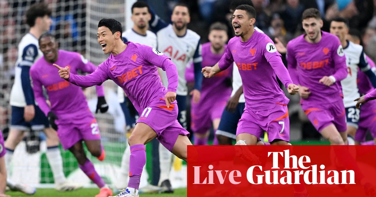 Tottenham v Wolves, Everton v Nottingham Forest, and more: football – live | Soccer