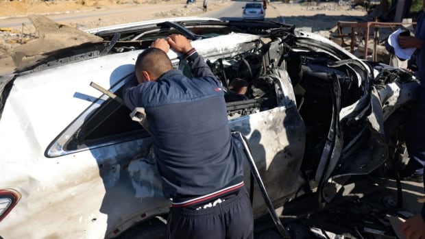 World Central Kitchen pausing work in Gaza after vehicle hit by Israeli airstrike