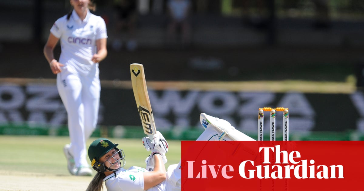 South Africa v England: women’s Test cricket international, day two – live | Cricket