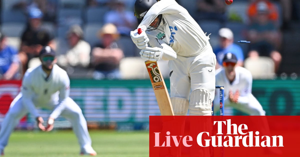 New Zealand v England: second men’s cricket Test, day two – live | New Zealand v England 2024