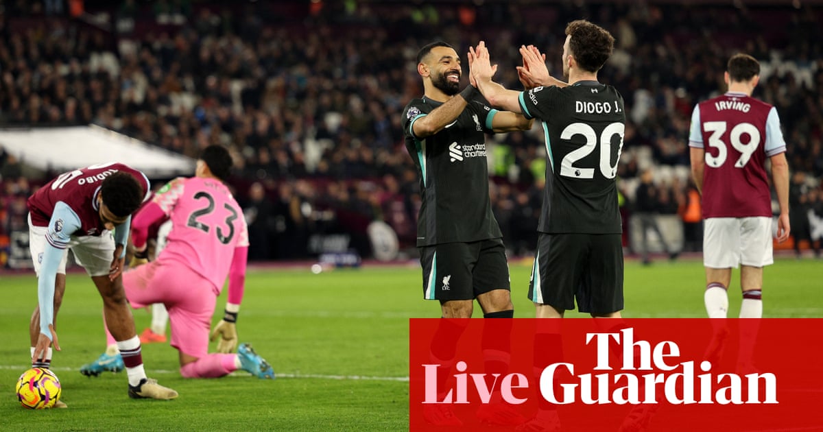 West Ham United 0-5 Liverpool: Premier League – live reaction | Premier League