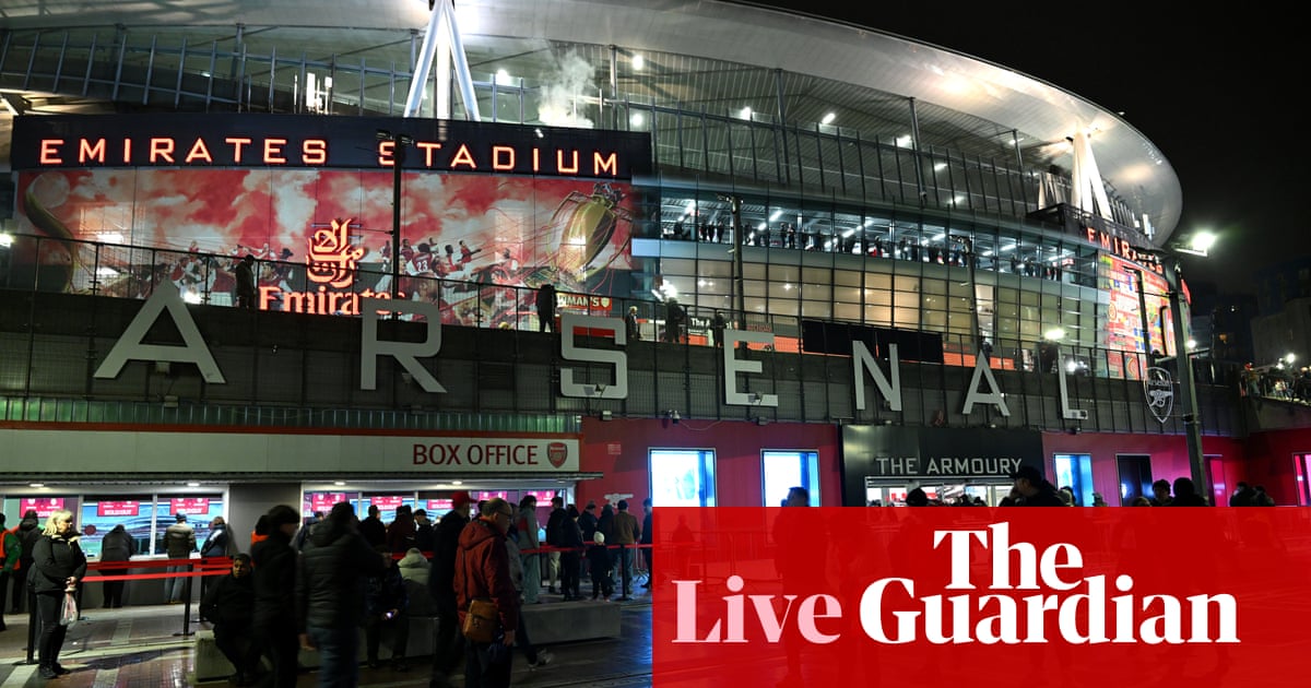 Arsenal v Crystal Palace: Carabao Cup quarter-final – live | Carabao Cup