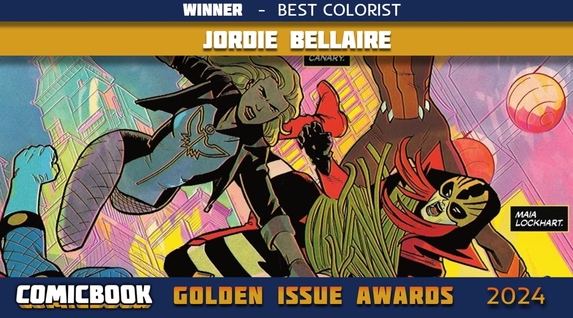 Birds of Prey’s Jordie Bellaire Wins Best Colorist (Golden Issue Awards 2024)