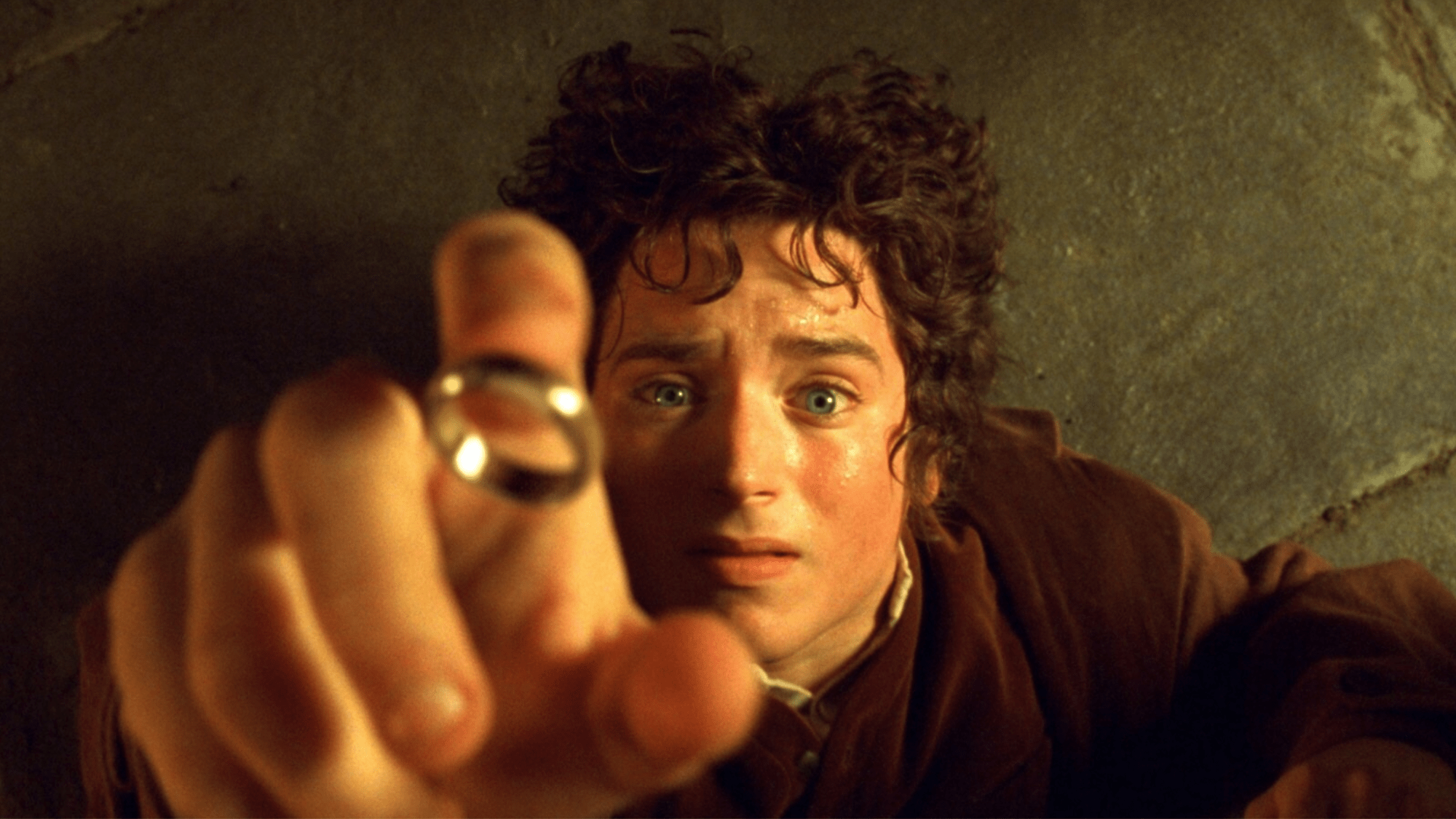 Elijah Wood as Frodo in The Lord of the Rings