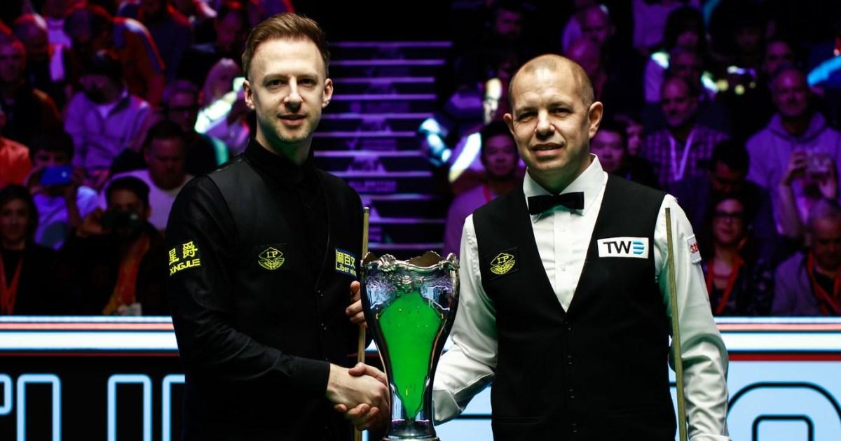 Judd Trump downs Barry Hawkins to win brilliant UK Championship final