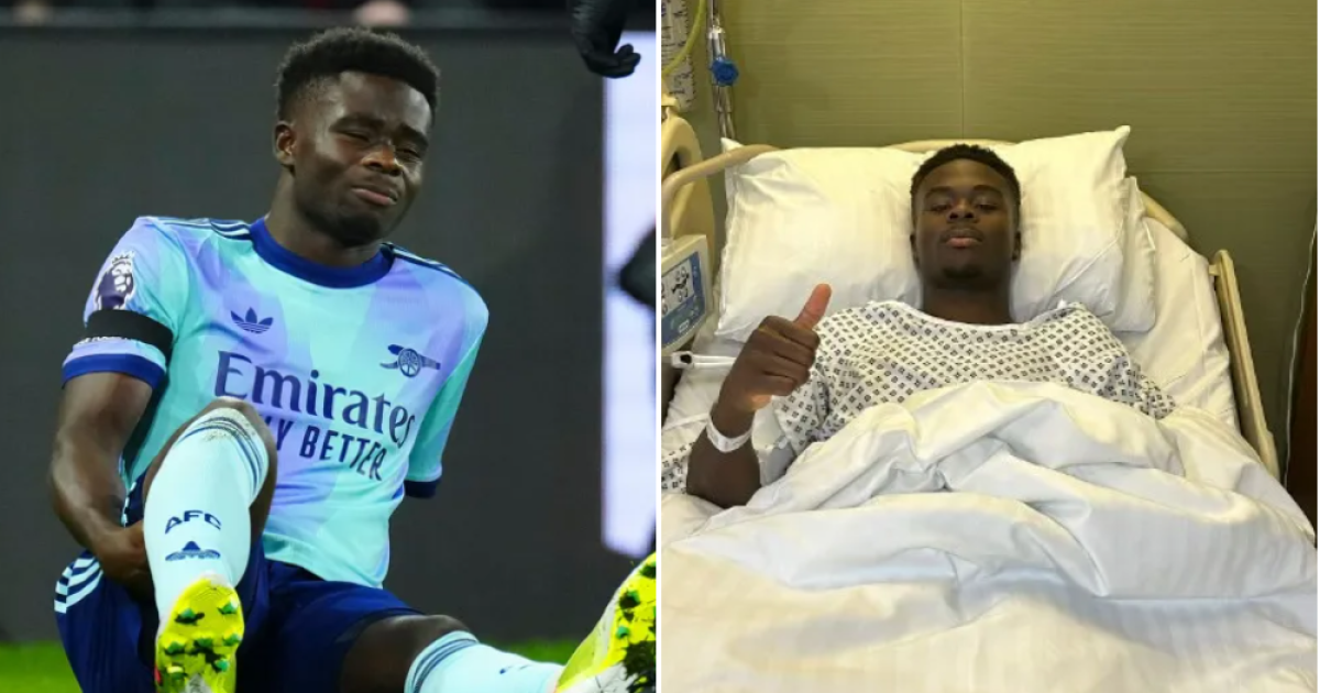 Bukayo Saka sends message to Arsenal fans after undergoing surgery | Football