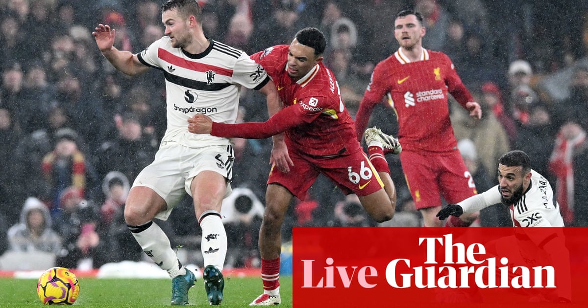 Liverpool v Manchester United: Premier League – live | Premier League