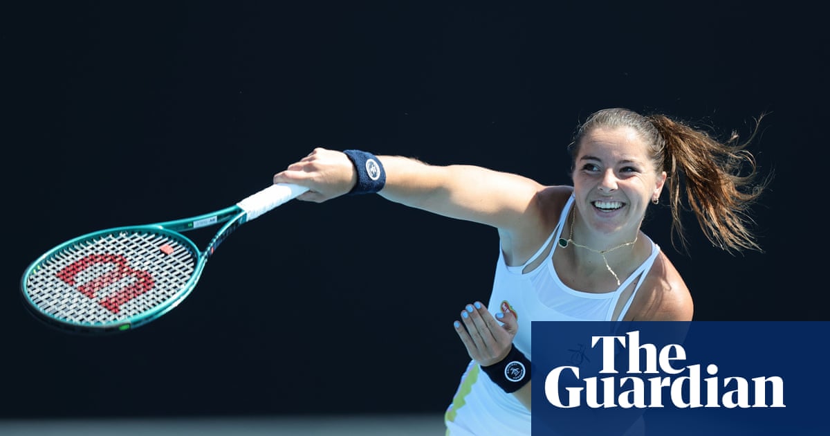 Jodie Burrage’s luck finally turns to put nightmare run behind her at Australian Open | Australian Open 2025