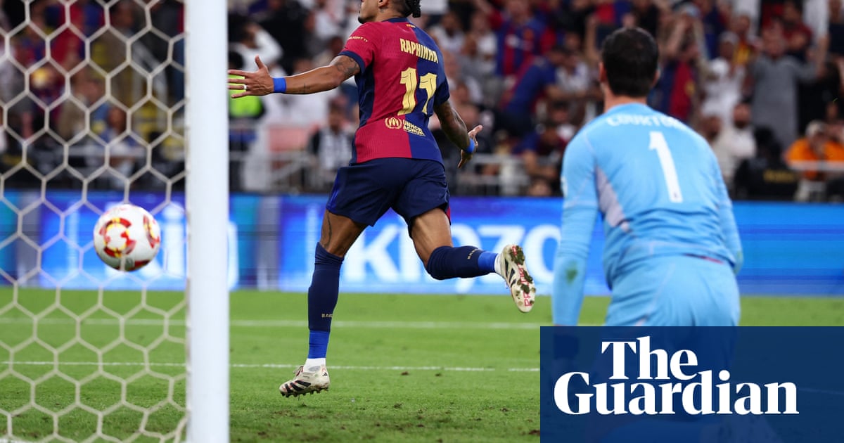 Barcelona thrash Real Madrid in chaotic clásico Spanish Super cup final | European club football