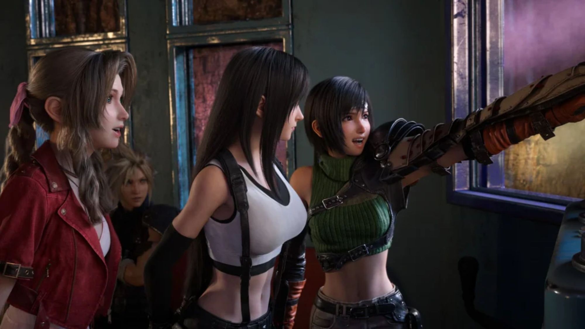 Final Fantasy 7 Yuffie, Tifa, and Aerith