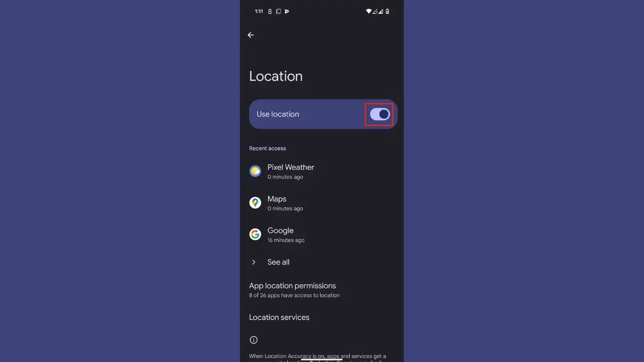 It is easier than ever to disable Location Sharing on your Android phone