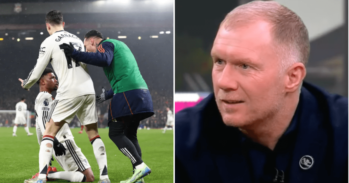 Paul Scholes says Man Utd star has 'surprised' him after Liverpool draw | Football