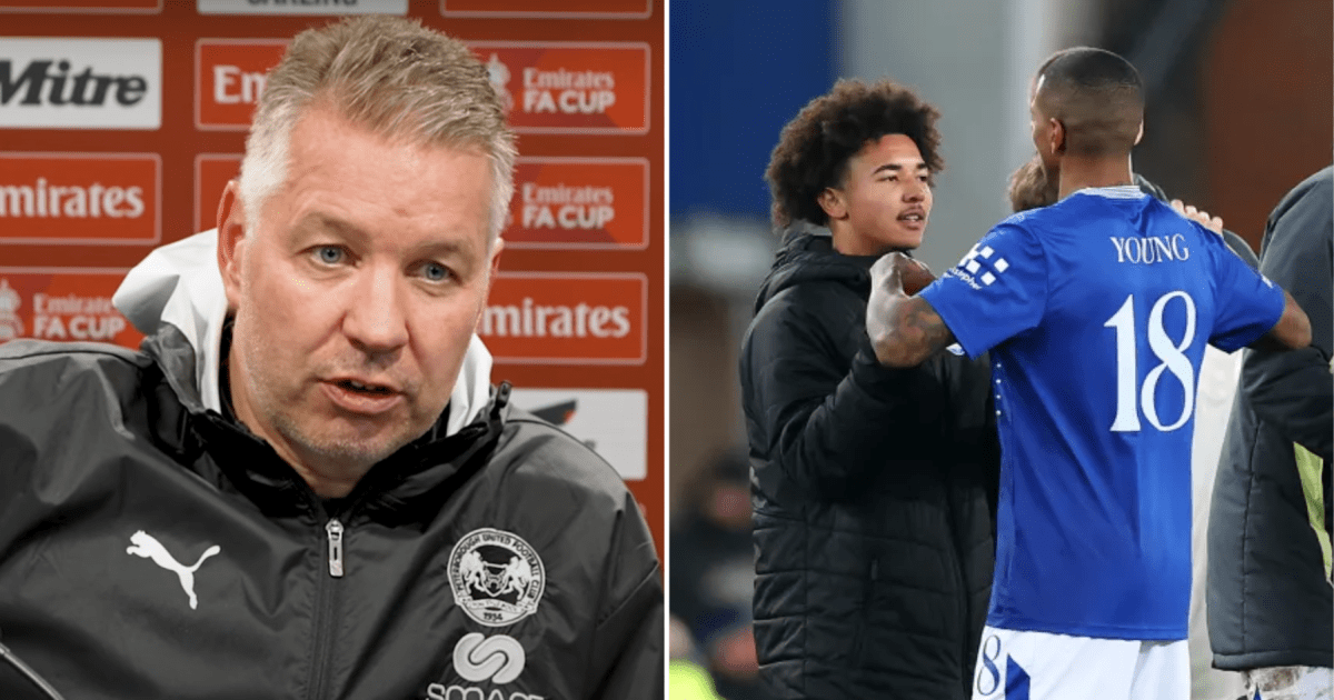 Darren Ferguson reveals Everton player ‘had a pop’ at him for leaving Ashley Young’s son on bench | Football